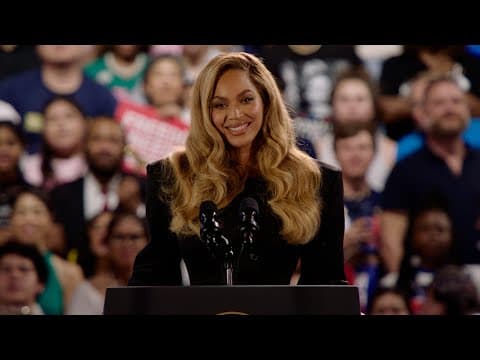 Beyoncé - Beyoncé Delivers Powerful Speech at Rally with VP Kamala Harris in Houston
