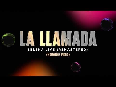 Sebastián Yatra - Selena - La Llamada  - Live Remastered 2026 (Karaoke Video)