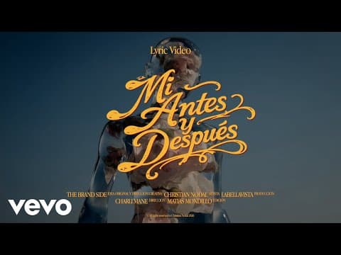 Christian Nodal - Christian Nodal - Mi Antes y Después (Lyric Video)