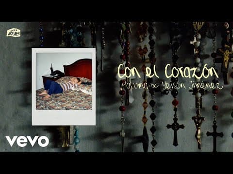 Maluma - Maluma, Yeison Jimenez - Con el corazón (Official Lyric Video)