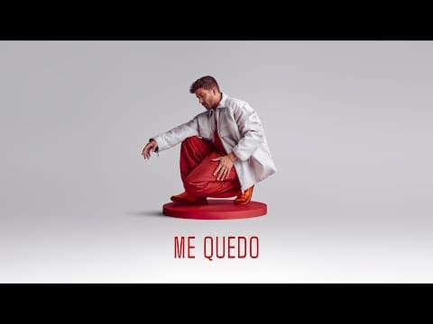 Pablo Alborán - Pablo Alborán - Me quedo (Lyric Video Oficial)